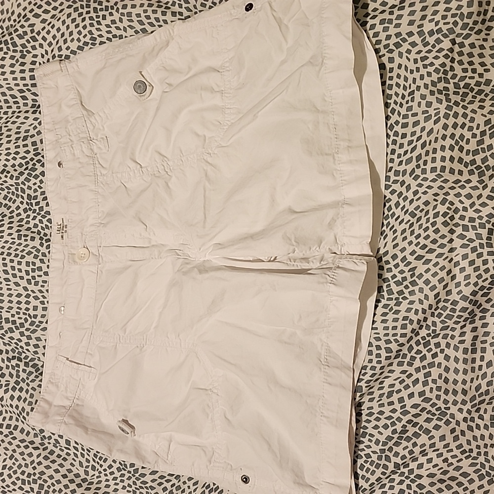 H&M Logg White Utility Shorts